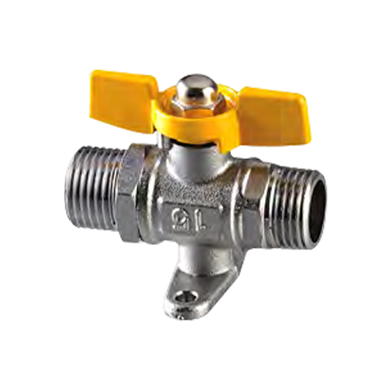 วาล์วลูกบอลด้ายภายนอกสองชั้นพร้อมฐาน วาล์วลูกบอลด้ายภายนอกสองชั้นพร้อมฐาน